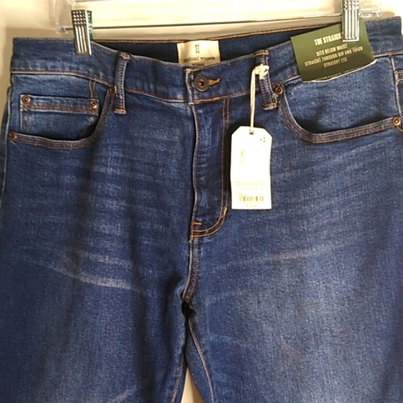 Natural Weave Straight Leg Denim Jeans - Size 33x30 - Picture 2 of 9